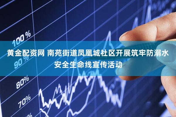 黄金配资网 南苑街道凤凰城社区开展筑牢防溺水安全生命线宣传活动